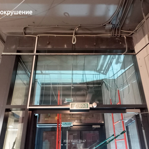 Демонтаж чистовой отделки кафе