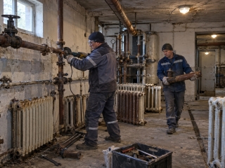 Демонтаж систем отопления Демонтаж систем отопления